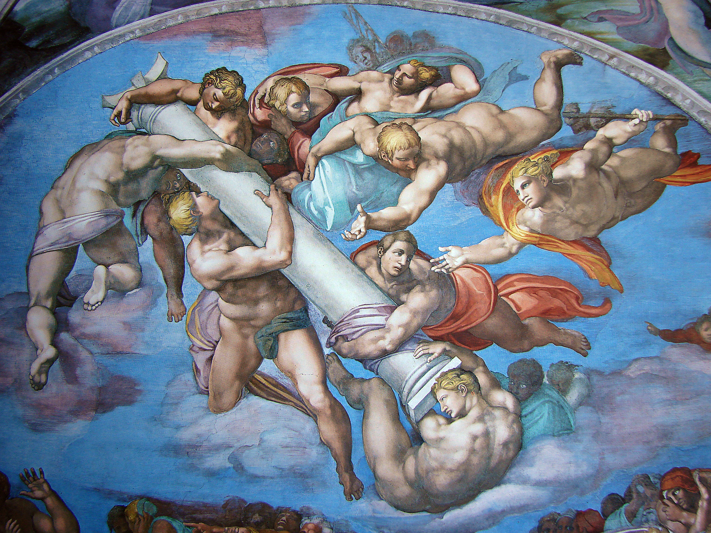 Произведение искусства эпохи возрождения. Микеланджело страшный суд фреска. Страшный суд Микеланджело Буонарроти. Микеланджело страшный суд 1537 1541. Фреска страшный суд в Сикстинской капелле.